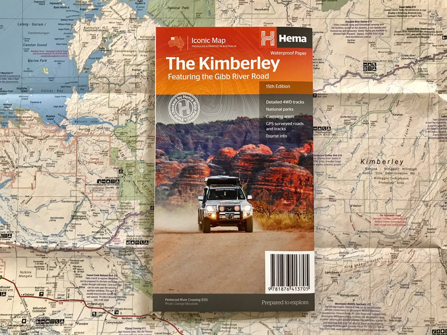 detailed map the Kimberley Australia Hema